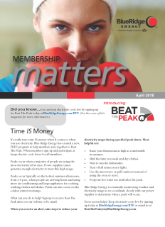 Membership MattersApril 2018